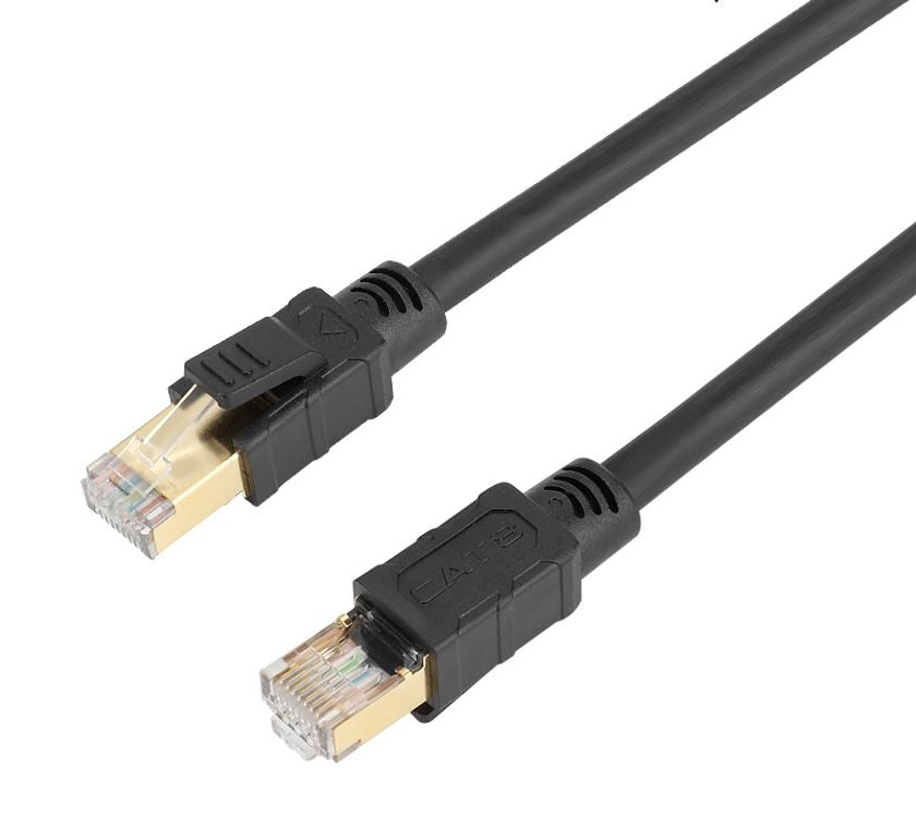 8Ware CAT8 Cable 0.5m (50cm) - Grey Color RJ45 Ethernet Network LAN UTP Patch Co image 2