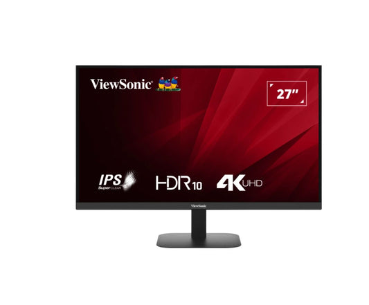 ViewSonic 27' 4K 3840 x 2160 SuperClear IPS, HDR10, 2x HDMI and DP x1, Eye Pro T image 0