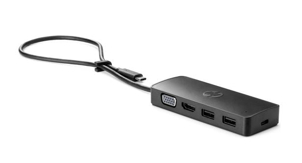 HP USB-C Travel Hub G2 65W Power Delivery (Alt Mode DP) HDMI VGA 2xUSB-A 1xUSB-C image 1