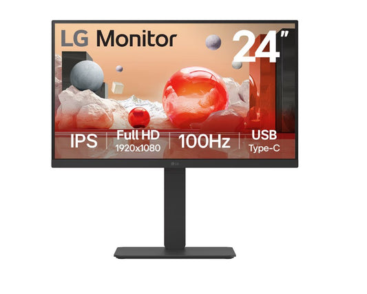 LG 24' IPS FHD 1920 x 1080, USB-C (PD65w) 100Hz 5ms, AMD FreeSync 16:9 Tilt/Heig image 0