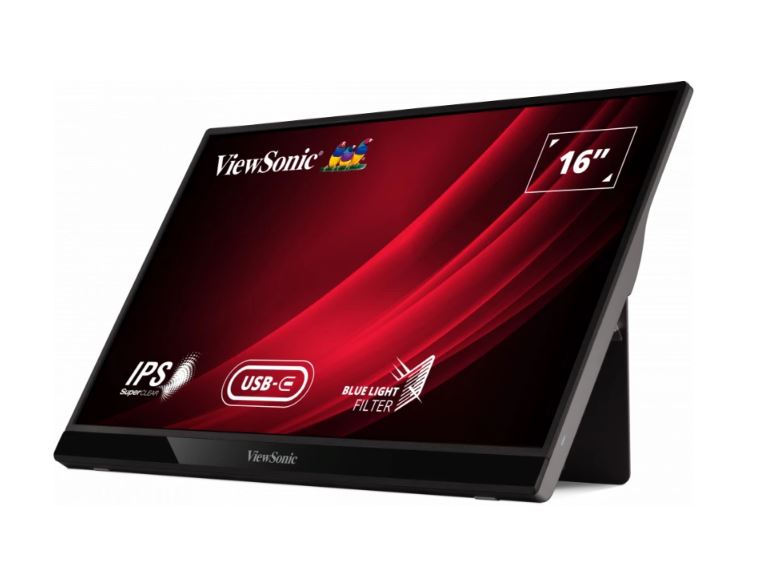 ViewSonic 16' VG1655 2x Type-C, IPS FHD, 3.5mm Audio, mHDMI x 1, Busines, Durabl image 2