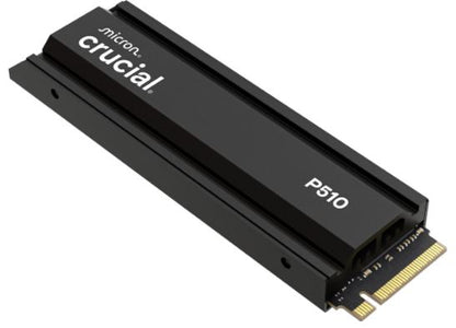Crucial P510 1TB Gen5 2280 NVMe M.2 SSD w Heatsink 11,000/9,500 MB/s R/W 600TBW image 2