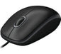 Logitech B100 Optical USB Mouse 800dpi for PC Laptop Mac Tux Full Size Comfort s image 0