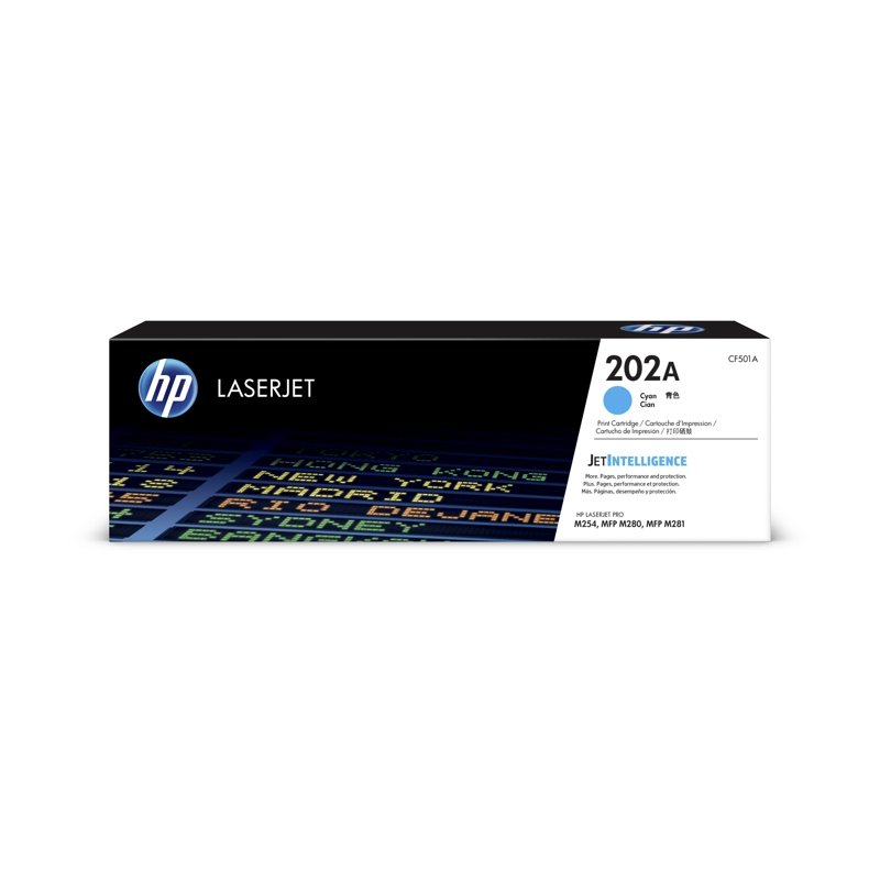 HP CF501A #202A Cyan Toner Catridge image 0