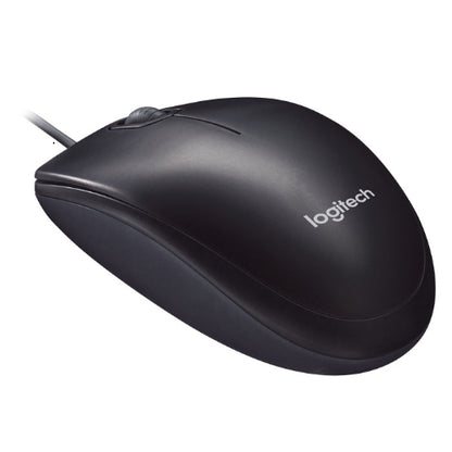 Logitech M90 USB Wired Optical Mouse 1000dpi for PC Laptop Mac Full Size Comfort image 1