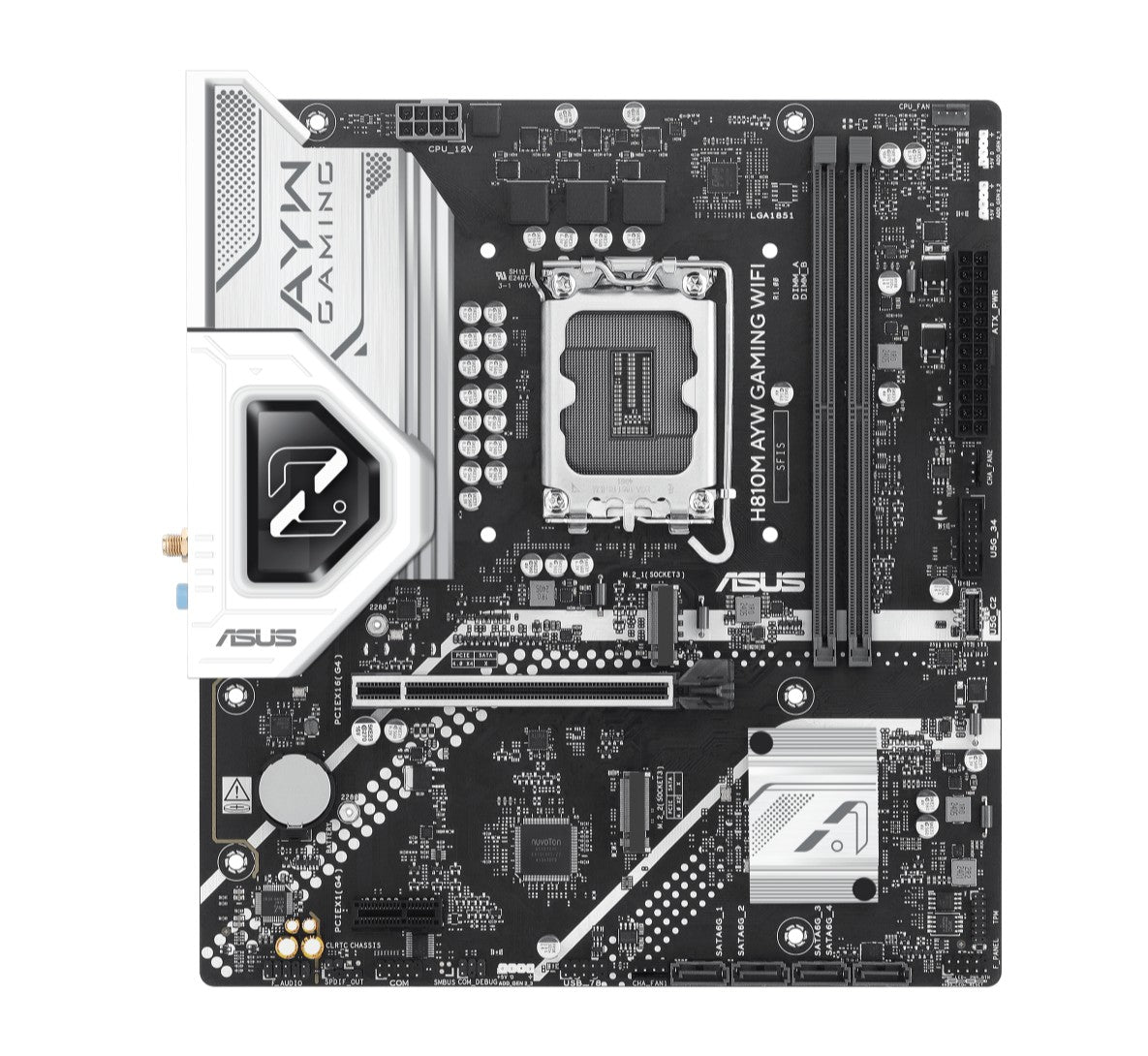 ASUS H810M AYW GAMING WIFI-CSM Micro-ATX Motherboard Up to 128GB DDR5 (2x Slots) image 0