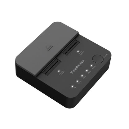 Simplecom SD550v2 USB 3.2 Gen2x2 to Dual Bay NVMe M.2 SSD Docking Station Duplic image 1