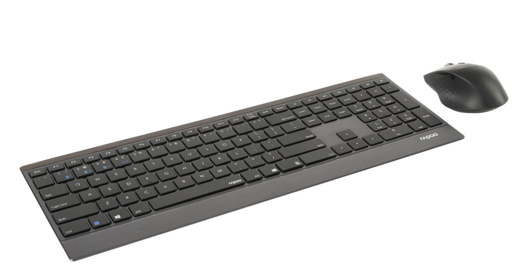 RAPOO 9500M Bluetooth & 2.4G Wireless Keyboard Mouse Combo Black- Multi-Device c image 1