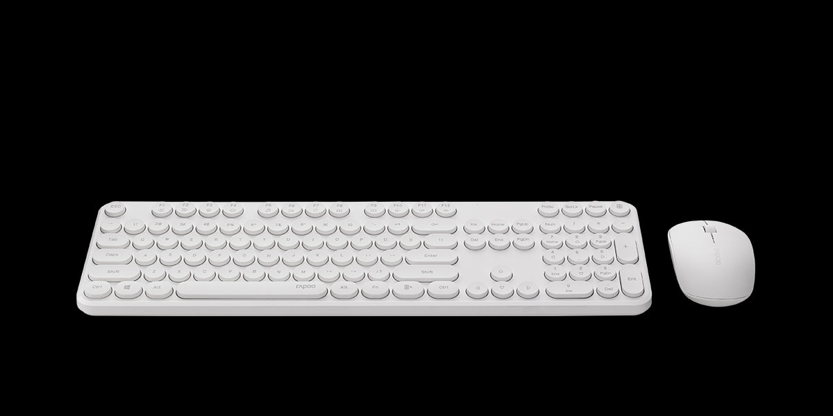 RAPOO X260S Wireless Optical Mouse & Keyboard Black - 2.4G Connection, 10M Range image 0