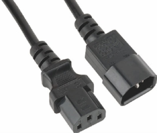 Astrotek Power Extension Cable 2m - Male to Female Monitor to PC or PC/UPS to De image 0