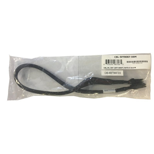 0.6M Multi-lane Internal SFF8087 to SFF8087 SAS/SATA cable image 0
