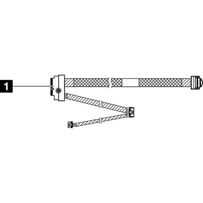 Lenovo ThinkSystem SR630 V3 M.2 NVMe 2-Bay RAID Cable Kit image 0