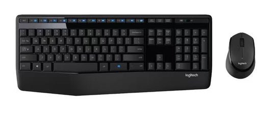Logitech MK345 Wireless Keyboard & Mouse Combo Full Size 12 Media Key Long Batte image 0