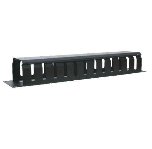 LDR 1U 19' Cable Management Rail 24 Slot Shallow (Plastic) - 1U image 0