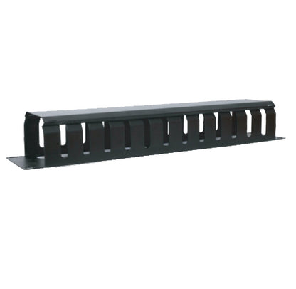 LDR 1U 19' Cable Management Rail 24 Slot Shallow (Plastic) - 1U image 0
