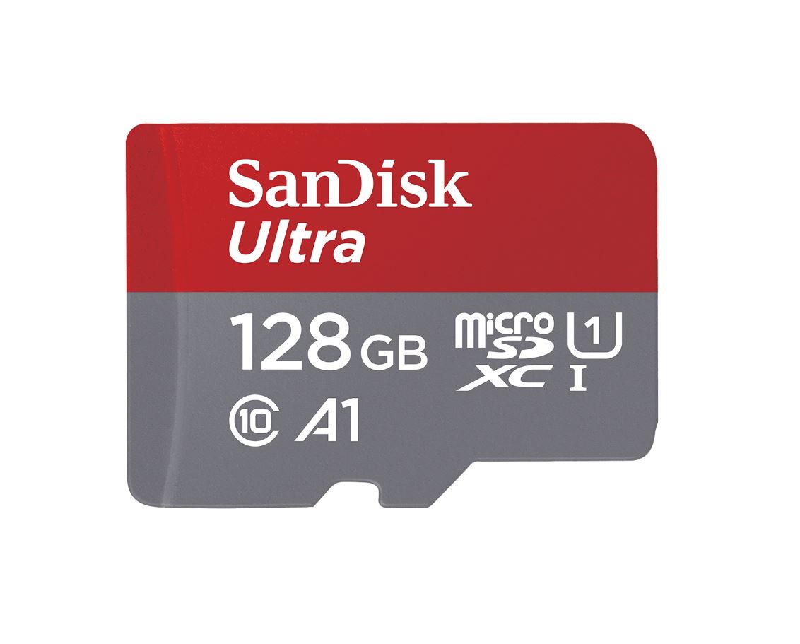 SanDisk Ultra 128GB microSD SDHC SDXC UHS-I Memory Card 140MB/s Class 10 Speed image 0