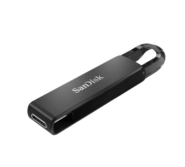 SanDisk Ultra USB Type-C Flash Drive, CZ460 64GB, USB Type C 3.1, Black, Super-t image 1
