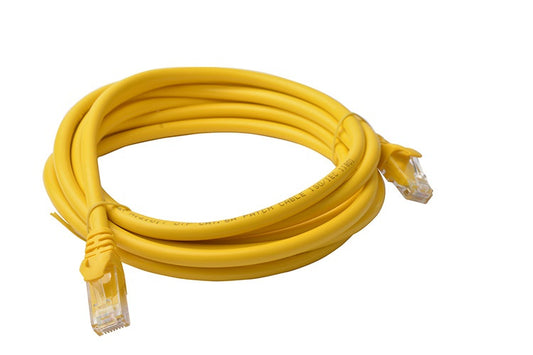 8Ware CAT6A Cable 3m - Yellow Color RJ45 Ethernet Network LAN UTP Patch Cord Sna image 0