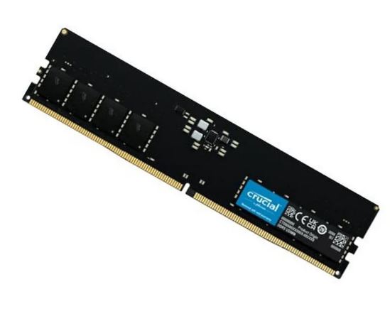 Crucial 8GB (1x8GB) DDR5 UDIMM 5600MHz CL46 Desktop PC Memory image 0