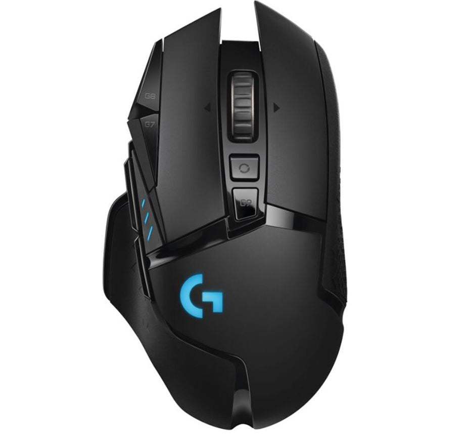 Logitech G502 Lightspeed USB Wireless Gaming Mouse 1ms 16000 DPI Mechanical Butt image 0