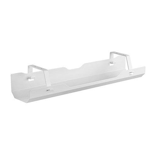 Brateck Under-Desk Cable Management Tray - Dimensions:600x135x108mm - White image 0