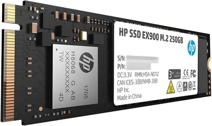 HP EX900 500GB PCIe3.0x4 SSD M.2 SSD 2100MB/s & 1300MB/s  3D NAND Flash image 3