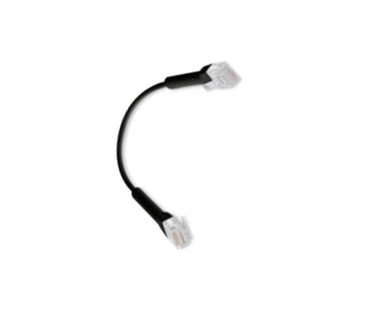 Ubiquiti UniFi Patch Cable Single Unit, 0.1m, Black, Both End Bendable to 90 Deg image 3