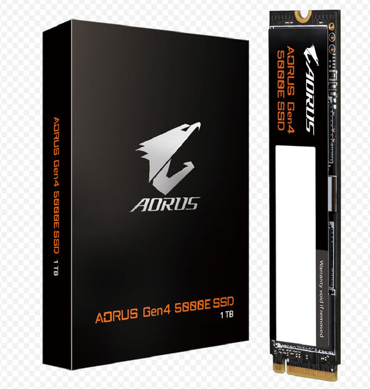 Gigabyte AORUS Gen4 5000E SSD 1024GB PCI-Express 4.0x4, NVMe 1.4, Sequential Rea image 0