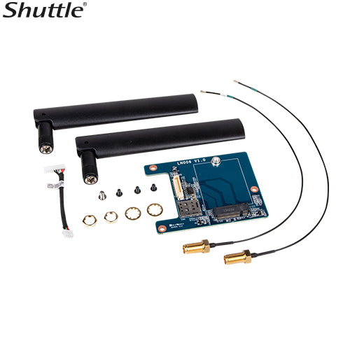 Shuttle M.2 adapter, antennas and cables for M.2 LTE modules for DS20U series, D image 0