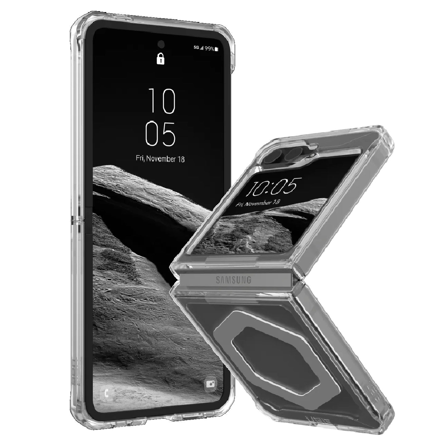 UAG Plyo Pro Samsung Galaxy Z Flip6 5G (7.6') Rugged Case - Ice/Silver (21445511 image 0