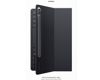 Samsung Galaxy Tab S9 Book Cover Keyboard Slim Black - Slim and lightweight, Wir image 3