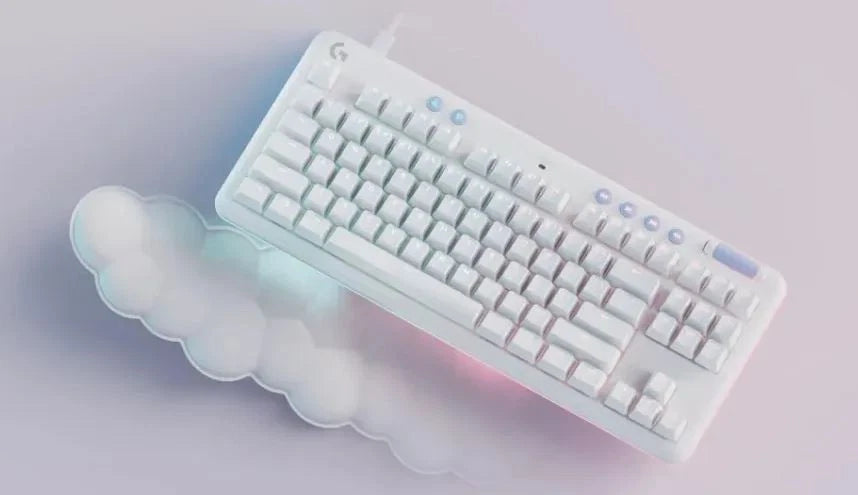 Logitech G713 TKL Wired Mechanical Gaming Keyboard – White, Linear Switches