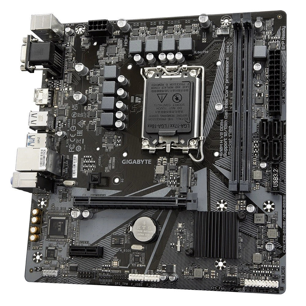 Gigabyte H610M H V2 DDR4 LGA1700 mATX Motherboard