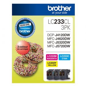 Brother LC-233 3x Colour Value 3 Pack