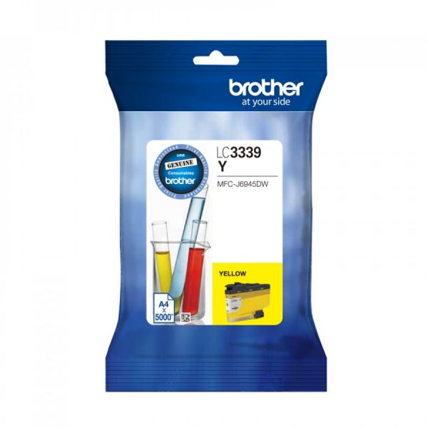 Brother LC-3339XLY Yellow Super High Yield Ink Cartridge to Suit MFC-J5845DW