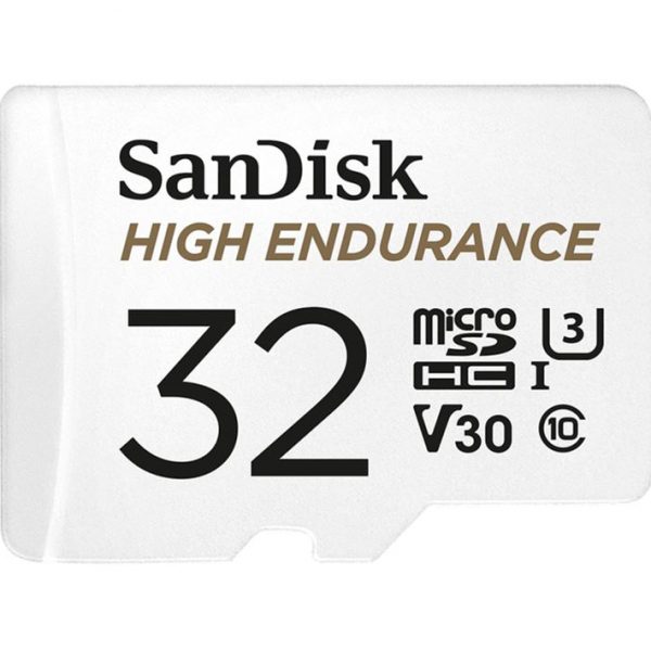 SanDisk High Endurance 32GB microSD 100MB/s 40MB/s 2.5K hrs 4K UHD C10 U3 V30 -4