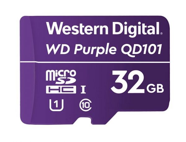 Western Digital WD Purple 32GB MicroSDXC Card 24/7 -25°C to 85°C Weather & Hum