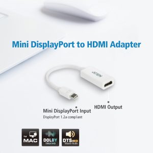Aten Mini DisplayPort to HDMI Adapter
