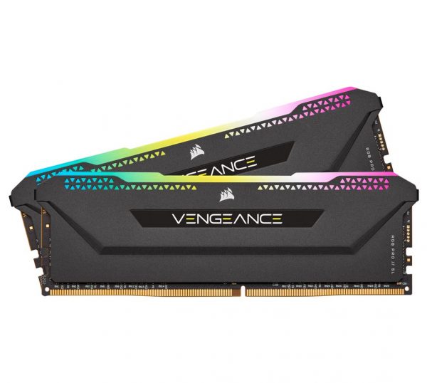 Corsair Vengeance RGB PRO SL 32GB (2x16GB) DDR4 3600Mhz C18 Black Heatspreader D