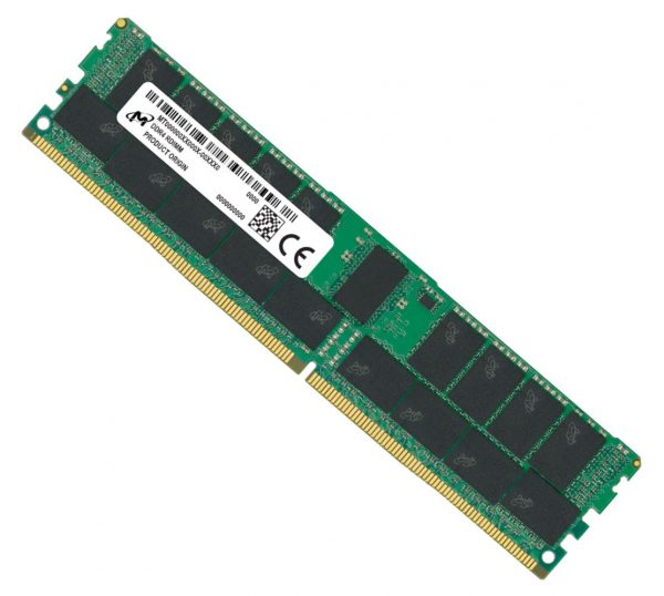Micron 64GB (1x64GB) DDR4 RDIMM 2933MHz CL21 2Rx4 ECC Registered Server Memory 3