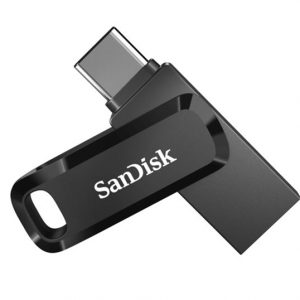 SanDisk 512GB Ultra Dual Drive Go 2-in-1 USB-C & USB-A Flash Drive Memory Stick 150MB/s USB3.1 Type-C Swivel for Android Smartphones Tablets Macs PCs