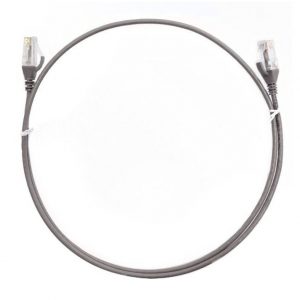 8ware CAT6 Ultra Thin Slim Cable 0.5m / 50cm - Grey Color Premium RJ45 Ethernet