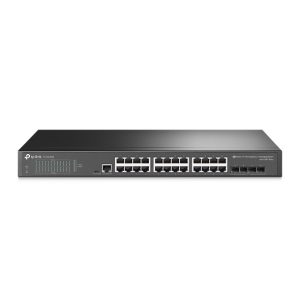 TP-Link TL-SG3428 JetStream 24-Port Gigabit L2 Managed Switch with 4 SFP Slots IGMP Snooping QoS Rack Mountable Fanless