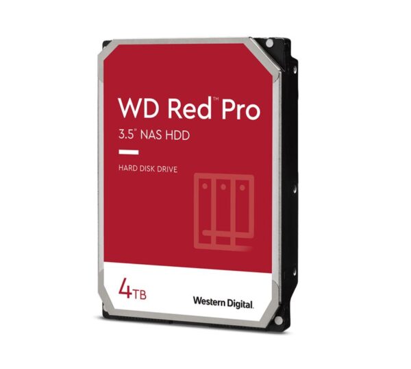 Western Digital WD Red Pro 4TB 3.5' NAS HDD SATA3 7200RPM 256MB Cache 24x7 300TB