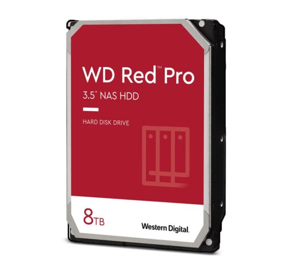 Western Digital WD Red Pro 8TB 3.5' NAS HDD SATA3 7200RPM 256MB Cache 24x7 300TB