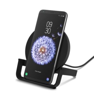Belkin BoostCharge Wireless Charging Stand 10W(AC Adapter Not Included) - Black(