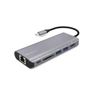 mbeat®  'Elite' USB Type-C Multifunction Dock - USB-C/4k HDMI/LAN/Card Reader/Aluminum Casing/Compatible with MAC/Desktop PC Laptop Laptop Devices