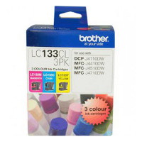 Brother LC-133CL3PK Colour Value Pack (Yield