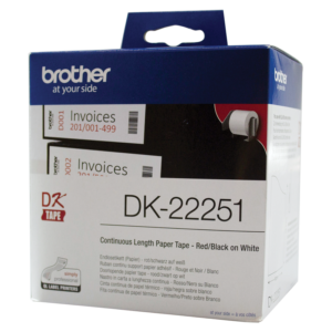Brother DK-22251 White Continuous Paper Roll
