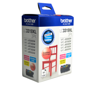 Brother LC-3319XL Colour Value Pack - 1 x Cyan 1 x Magenta 1 x Yellow